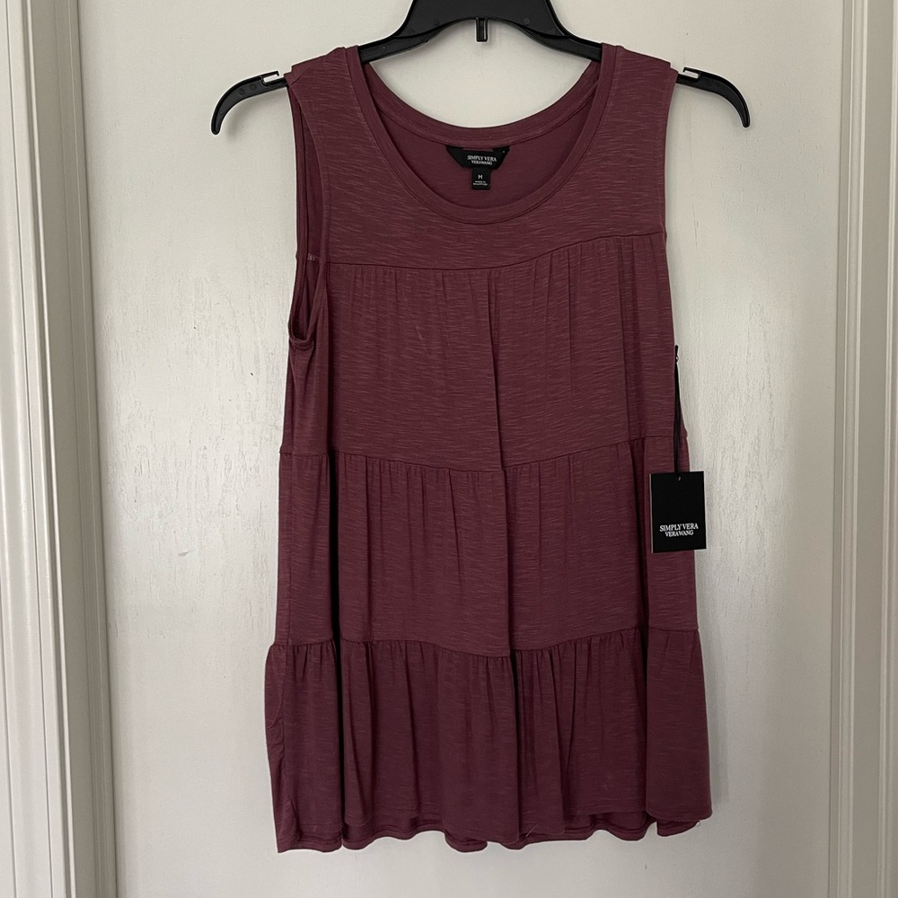 Simply Vera Tiered Tank - NWT